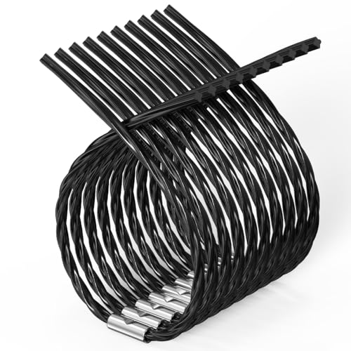 BESPOTCL 10 unidades F016800431 hilo de corte extra fuerte compatible con desbrozadora Bosch AFS 23-37 – Hilo de recortador de 3,5 mm x 37 cm de repuesto para recortadora de bordes Accesorios
