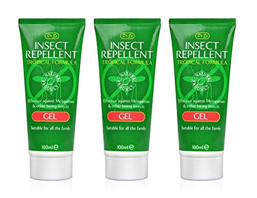 Dr J's Insecto Mosquito REPELENTE GEL Tropical Formula 100ml Viaje - 35.5 EU