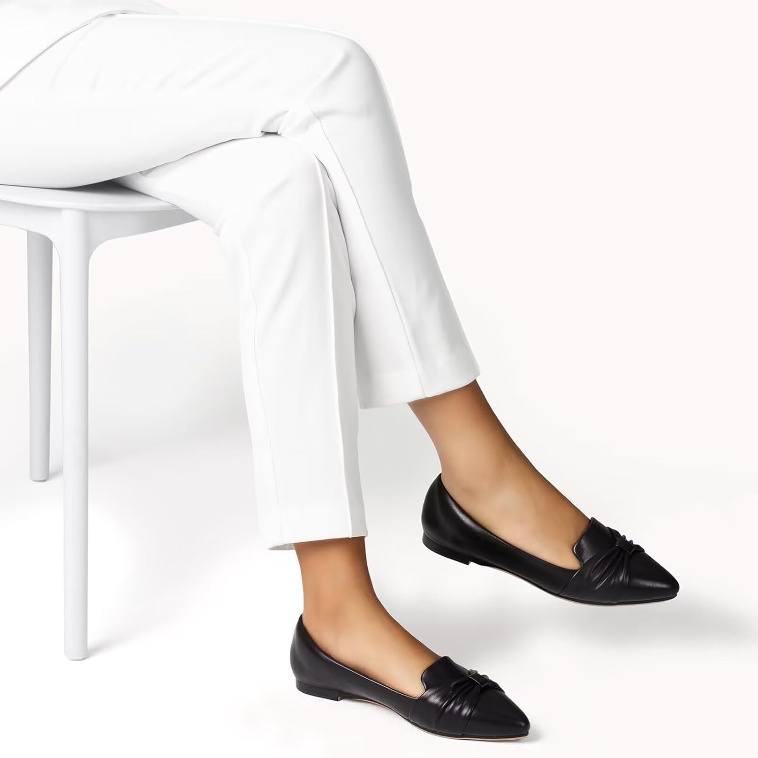 MUSSHOE Flat Shoes Women Comfortable Slip on Women's Flats Dress Shoes for Women - Image 6