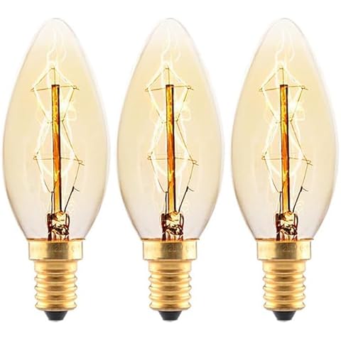 Aidencor Vintage E14 Dimmable Candle Bulbs Cover