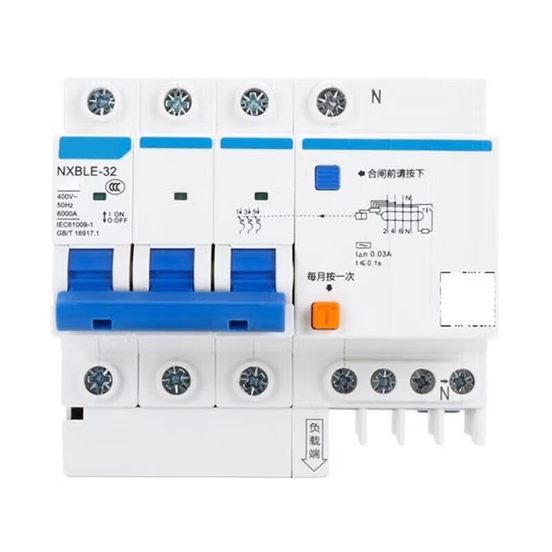 残留電流作動型遮断器; NXBLE-32 3P+N D32 30mA 6kA