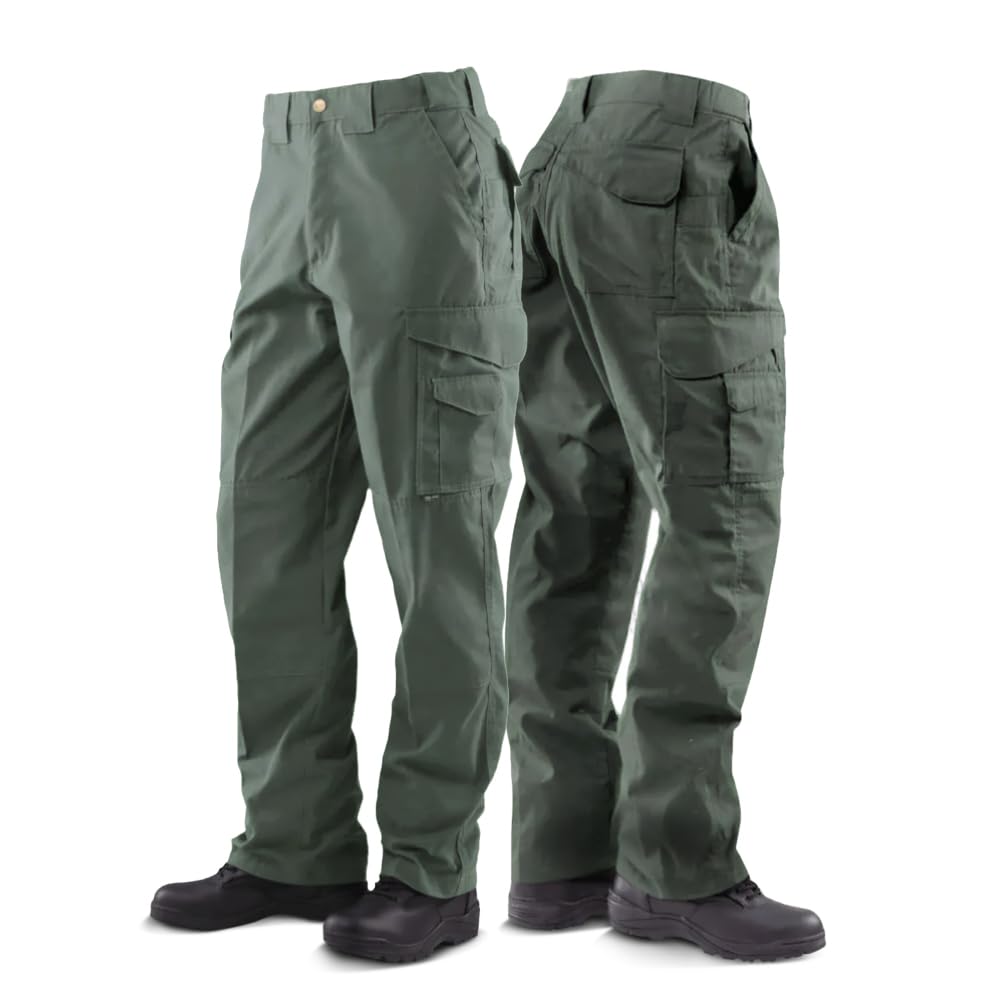 Tru-Spec 24-7 Original Tactical Pants for Men - Water-Resistant Cargo Work Pants with Concealed Carry and Knee Pad Openings