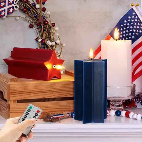 Bougies piliers LED programmables à distance pour une ambiance lumineuse relaxante