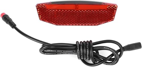 Luz trasera de EBike 6V60V, luz de advertencia LED, equipo de luz trasera, conector impermeable, accesorios de bicicleta eléctrica