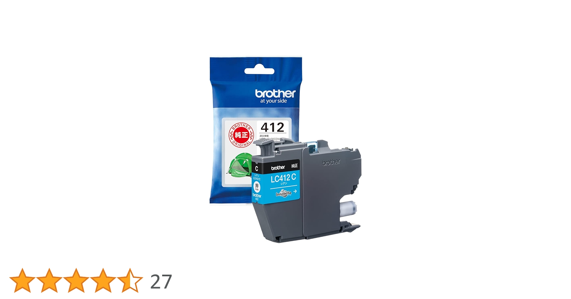 とらじろう　LC412 10セット Amazon.co.jp: ブラザー工業 インクカートリッジ4色パックLC412