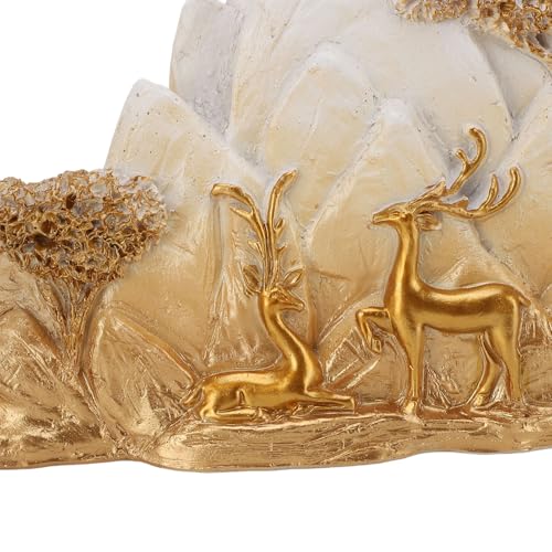Ensemble de décoration de cerf debout en résine compact pour meuble - 8