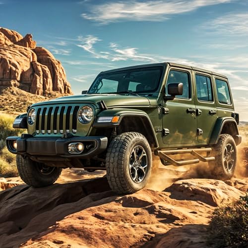 Estribos Running Boards para Jeep Wrangler JL 2018-2026 4 puertas miniatura 5