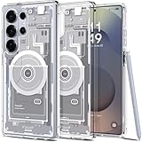 Spigen Galaxy S25 Ultra ケース Magfit対応 クリア ストラップホール 米軍MIL規格 ウルトラ・ハイブリッド・マグフィット ACS08958 (ゼロ・ワン・ホワイト)