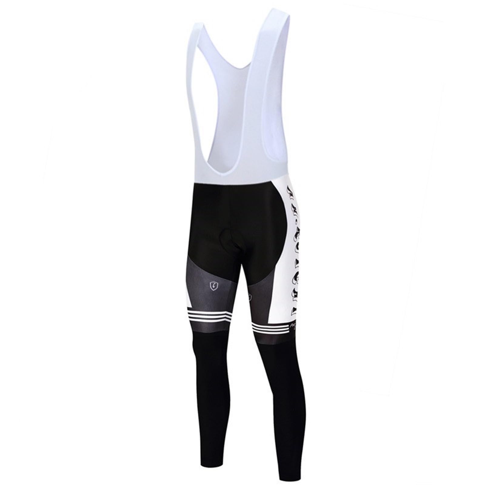 Babero De Ciclismo For Hombres En Invierno, Pantalones Cálidos A Prueba Viento Y Felpa para Carretera