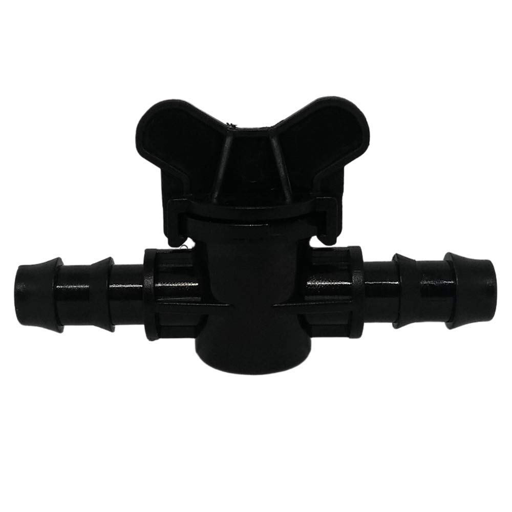 Elitech Drip Straight Connector Tap for 16mm Pipe Regulate Water Flow