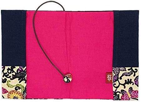 くば笠屋 ブックカバー 文庫本サイズ A6サイズ しおり付き 沖縄 お土産 紅型ブックカバー 半クリーム 雑貨