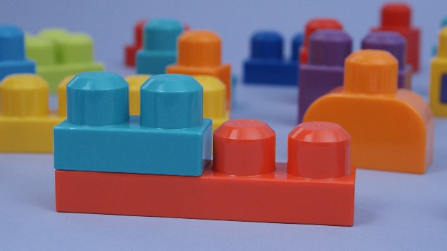 MEGA BLOKS Sacca Eco Blocchi Grande - 300 Blocchi Colorati Con Ruote E Base, Per Bambini Da 1 Anno In Su, HHM97