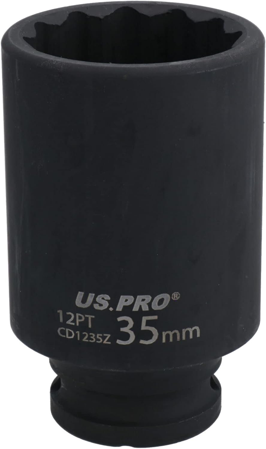 35mm 1/2" Drive Deep Impacted Thin Wall Walled Hub Nut Socket 12 Sided