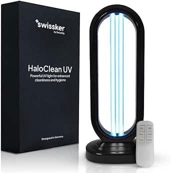 Swissklip Swissker HaloUV Mold Remover and UV Light Sanitizer for Home, Room & Kitchen