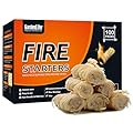 GardenLifer Fire Starter Sticks 100 PCS Charcoal Starter Kindling for Campfires Camping Chimney Fire Pit Grill Wood Pellets Pizza Oven Natural Instant Light Pine Fire Starters for Outdoor Indoor Use