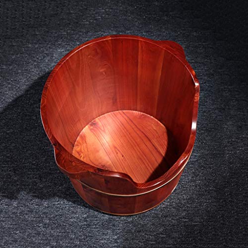 Barril de madera para baño de pies y spa miniatura 2
