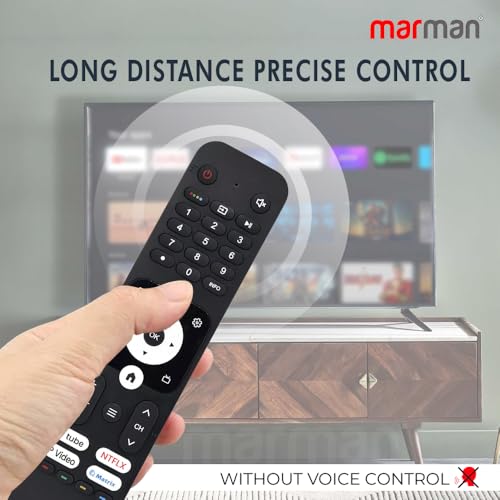 Image of marman Compatible with Haier Smart Tv Remote Control Model HTR-U31 Suitable for 4K LED UHD HD TV Non Voice Command - Pairing Not Requied - Match Remote Key by Key with Existing Model Remote