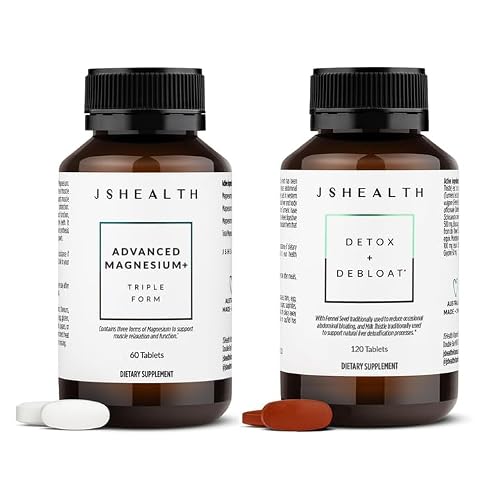 JSHealth Detox & Debloat + Advanced Magnesium Bundle for Liver Support & Muscle Relaxation - Virtual Bundle