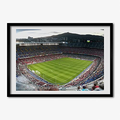 Stade de Barcelone en cadre moderne 70x50 cm Tulup idéal pour décorer un salon de fan