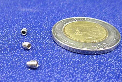 18-8 Stainless Steel Extended Tip Set Screws 3-56 x .125" Length 25 pcs