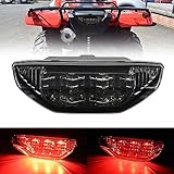 Cavauu ATV Motorcycle LED Tail Light Waterproof for Honda TRX LED Brake Lamp Replaces# 33700-HN1-A71 Compatible with Honda TRX 250 300 400EX Rancher 420 TRX400X 500 700 (1 PCS) (Black)