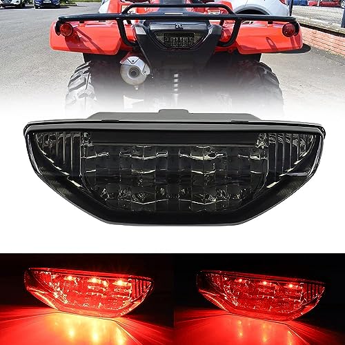 Cavauu ATV Motorcycle LED Tail Light Waterproof for Honda TRX LED Brake Lamp Replaces# 33700-HN1-A71 Compatible with Honda TRX 250 300 400EX Rancher 420 TRX400X 500 700 (1 PCS) (Black)