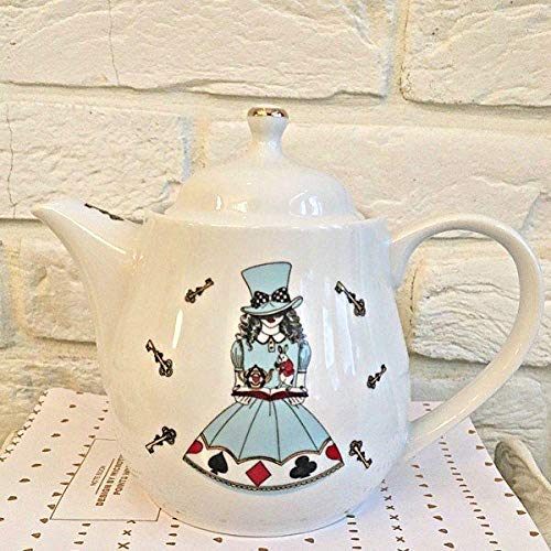 Handmade Porcelain Shabby Chic Vintage Style Teapot Kitchen