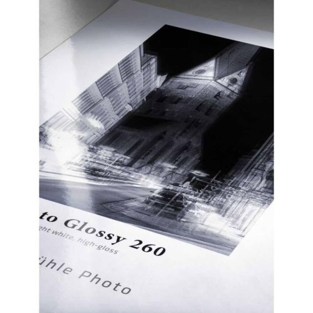 Hahnemühle 10641921 Papier photo brillant 260 g/m² Blanc clair Format A3 297 x 420 mm