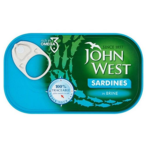 John West Sardinen In Salzlake 120 G (Packung mit 4)