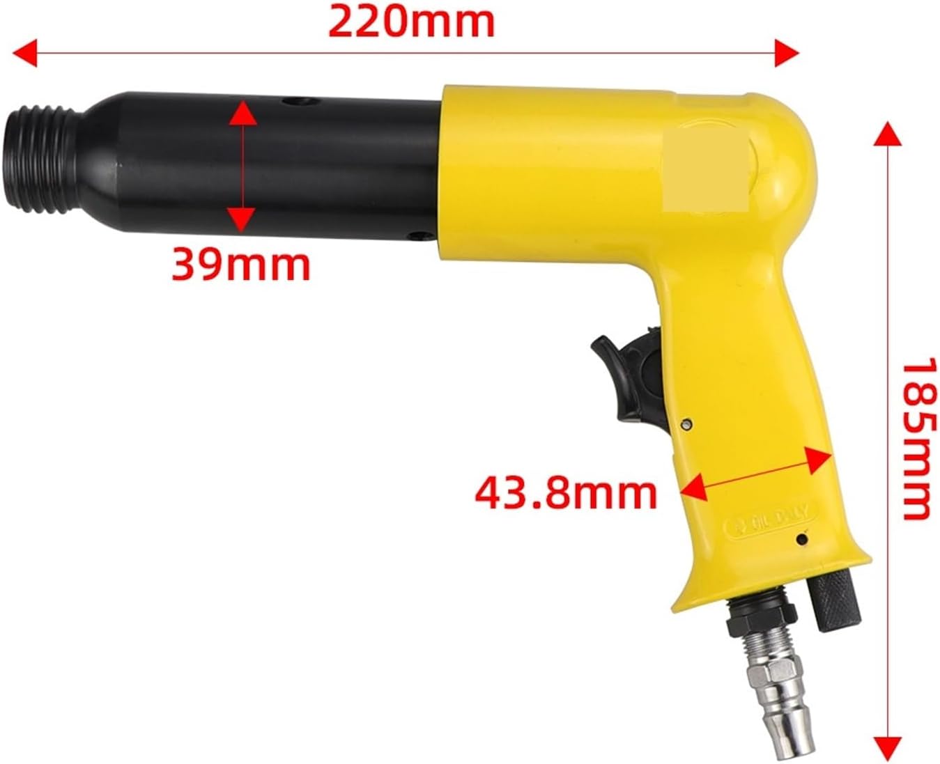 Air Hammer, Multifunctional Air Hammer Professional Rust Remover Pneumatic Tools With 4 Chisels