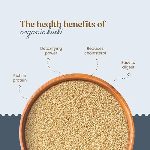 Image of Bharat Vedica Organic Kutki (Little) Millet | 100% Natural & Gluten-Free | Rich in Fibre & Protein | Vegan-Friendly | 1 kg