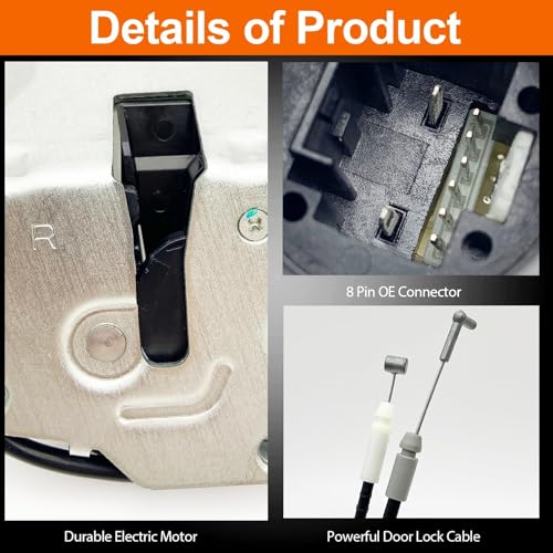 Image of Power Sliding Door Lock Actuator Compatible with 2011-2017 Sienna Rear Right Passenger Side