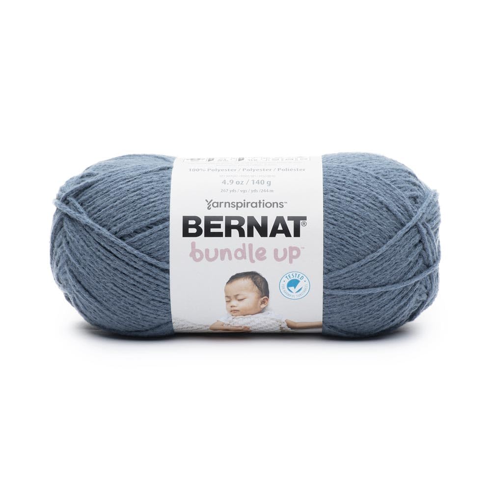 Bernat Bundle Up Marshmallow - 3 confezioni da 141 g - Poliestere - 4 Medium (pettinato) - 270 metri - Lavoro a maglia, uncinetto e artigianato