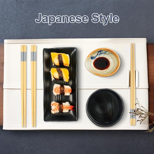 LOROTOCO 10Pairs Bamboo Chopsticks Reusable | Dishwasher Safe | Non slip | Chinese -（9.45in） by LOROTOCO - Image 3