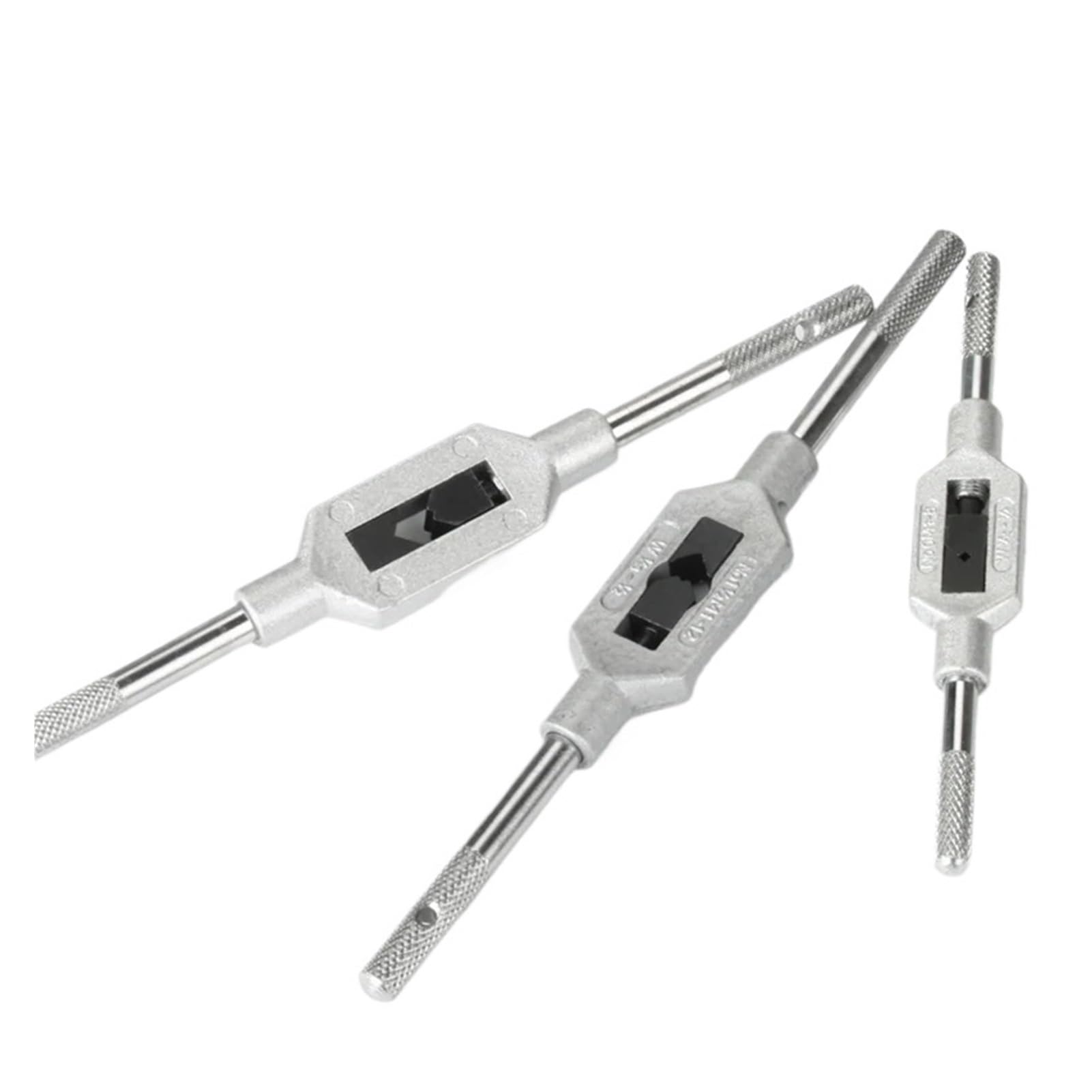 TAZYYZUU Adjustable Tap Wrench Handle Steel Hand Taps Holder Tapping Reamer Tools for Thread(M1-10)