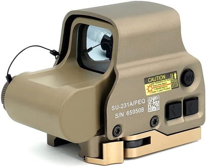558 Green Red Dot Reflex Sight + G33 3X Magnifying Glass Combo, Optical Holographic Hybrid Sight with G33 Magnifier, Quick Release Rollover Multiplier