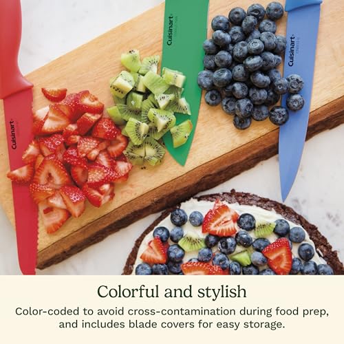 Cuisinart C55-01-12PCKS Collection 12-Piece Knife, Multicolor Advantage-Cutlery-Set, Multi-colored
