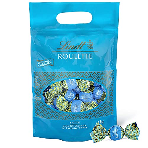 Lindt Schokolade ROULETTE Kugeln Vollmilch-Cerealien | 1 kg | Ca. 80 Kugeln Vollmilch-Schokolade mit knuspriger… – Bild 3