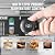 VEVOR Commercial Electric Griddle, 1600W Countertop Half-Flat Top Grill, 22in Stainless Steel Griddle Grill with 2 Shovels and 2 Brushes for Home or Restaurant, 122?-572? Adjustable Temp
