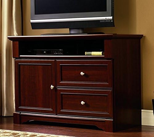 Sauder Palladia High Boy TV Stand, For Tv's up to 50", Select Cherry finish