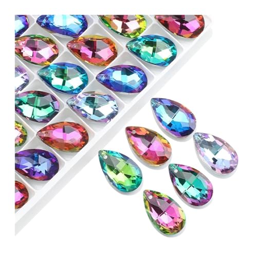 20 �� 13X22MM �K���X �e�B�A�h���b�v �y���_���g �N���X�^�� �r�[�Y ���[�X �J���[�X�g�[��(Type8)