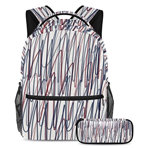 Sacs à dos de voyage avec étui à stylo grand format enfant taille unique
