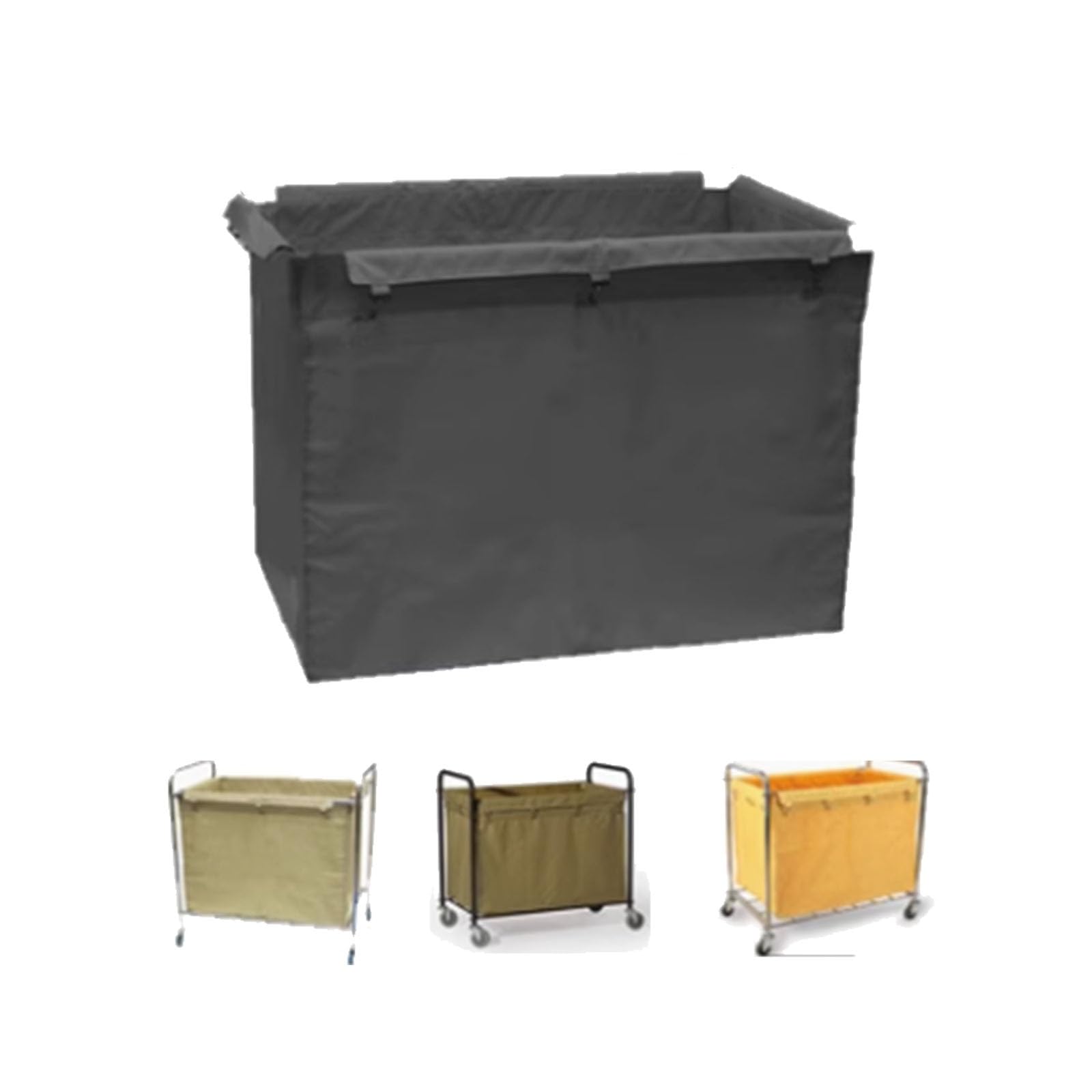 Laundry Basket 400L Oxford Cloth Removable Storage Bag for Commercial Cart