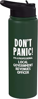 Revenues Officer Stainless Steel Insulated Water Bottle