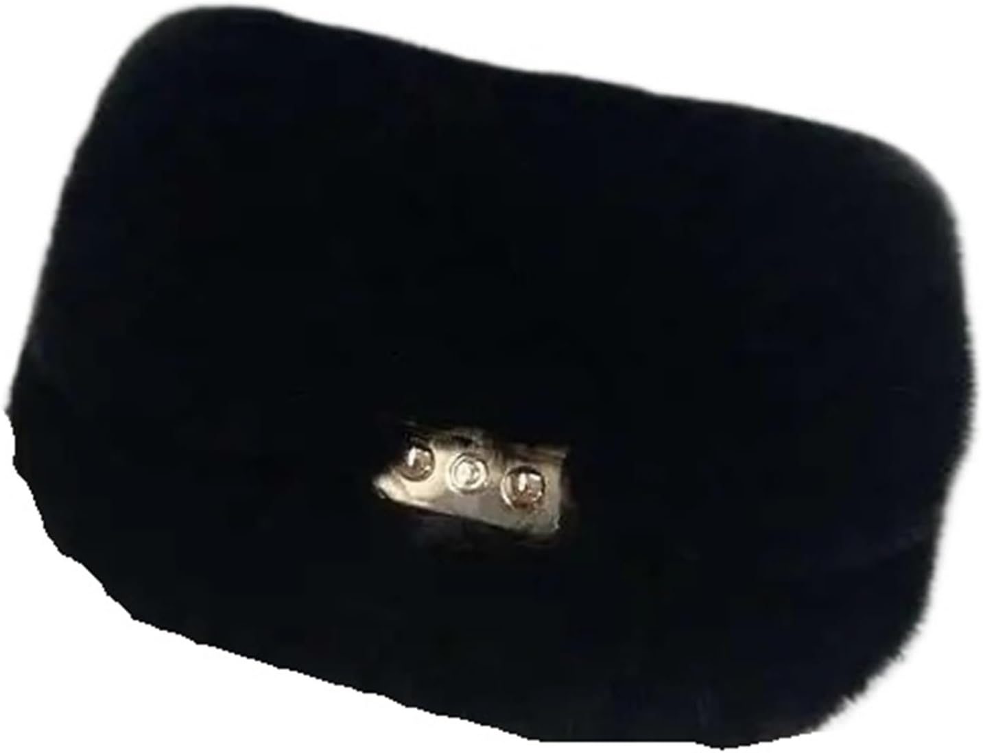 Furry Bag Bag Winter Women's Chain One Shoulder Crossbody Female Handbag Soft Bags Party Hand Woman(Black)