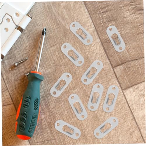 Image of 20pcs Metal Keyhole Hanging Brackets for Mirrors and Picture Frames Heavy Duty Wall Mount Hardware Screws for Home Decoration and Secure Display