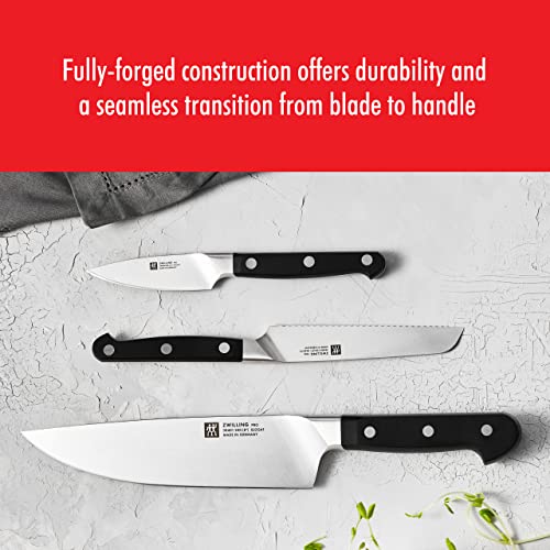 Image of ZWILLING Pro 7-pc Knife Block Set - Black