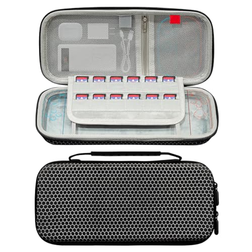 Funda rígida para consola Switch 2 anticaídas con compartimento interior acolchado 3
