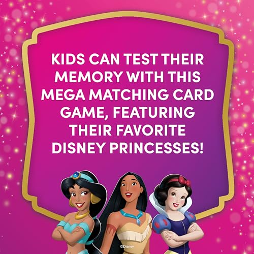 Image of Disney Princess Giant Matching Card Game, Memory Game, Jumbo Playing Cards | Disney Toys, Giant Card Games, Family Game Night, Travel Games, Playing Cards, Screen-Free, Travel Game, Holiday Game