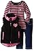 U.S. Polo Assn. Baby-Girls Newborn Striped Long Sleeve T-Shirt Vest and Jean